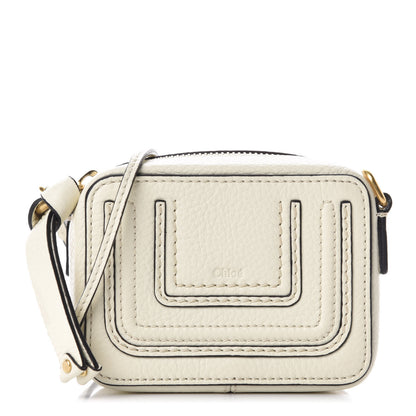 Chloe Calfskin Mini Marcie Crossbody Bag Natural White 1 of 12