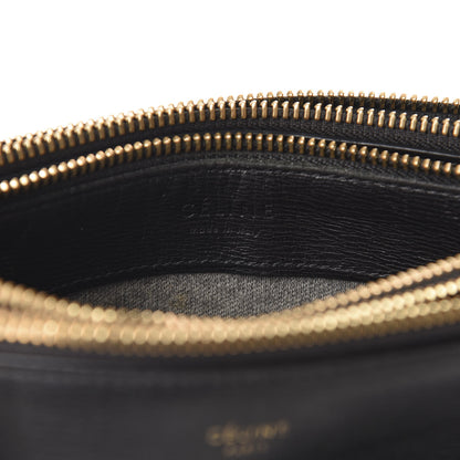 Celine Lambskin Small Trio Crossbody Bag Black 8 of 13