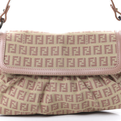 Fendi Zucchino Small Chef Shoulder Bag Rosa 11 of 11