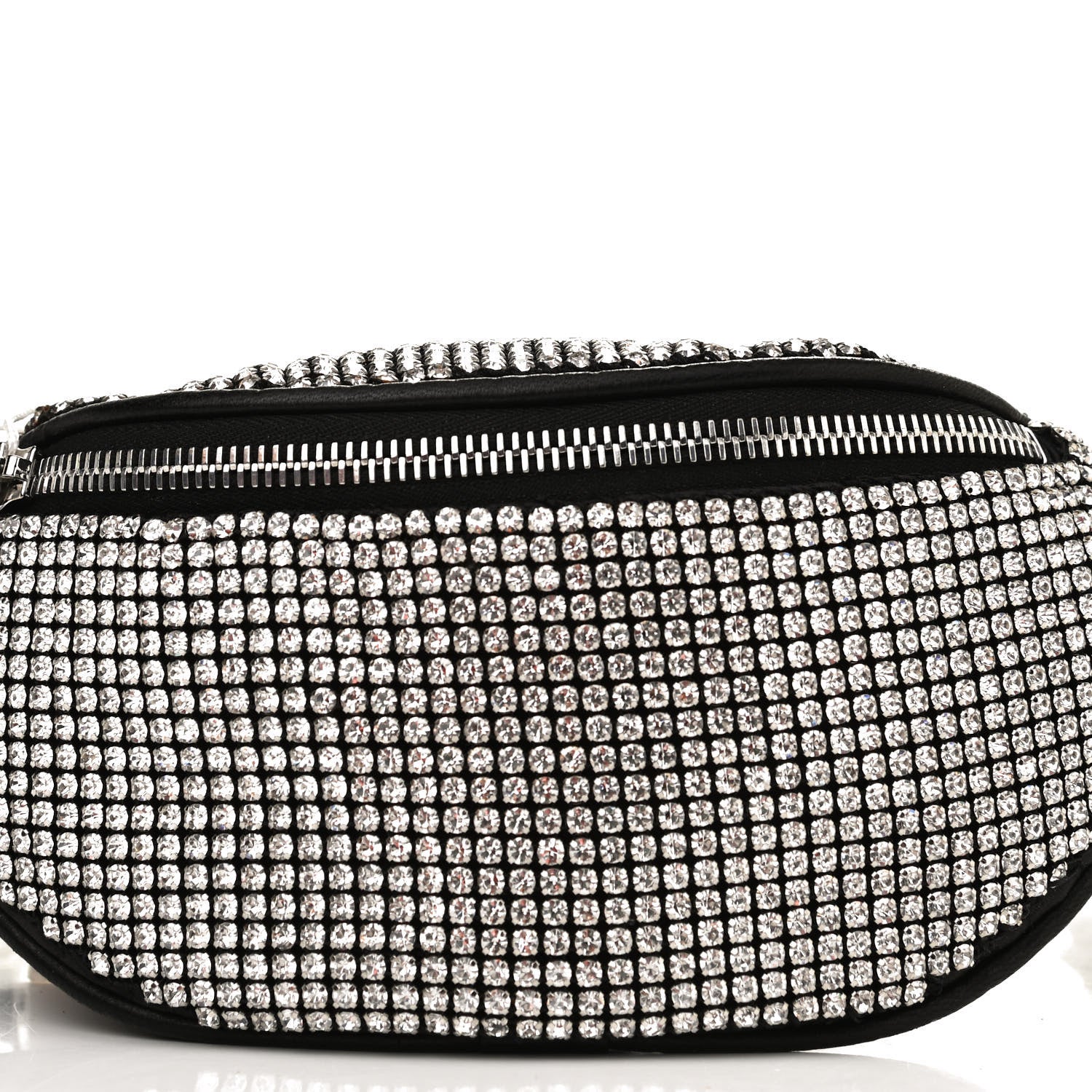 Alexander Wang Rhinestone Mesh Mini Attica Belt Bag Black 7 of 9