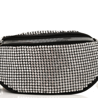 Alexander Wang Rhinestone Mesh Mini Attica Belt Bag Black 7 of 9