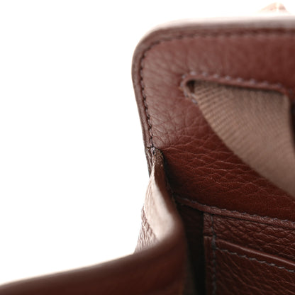 Hermes Taurillon Clemence Sherpa Backpack Rouge H 12 of 13