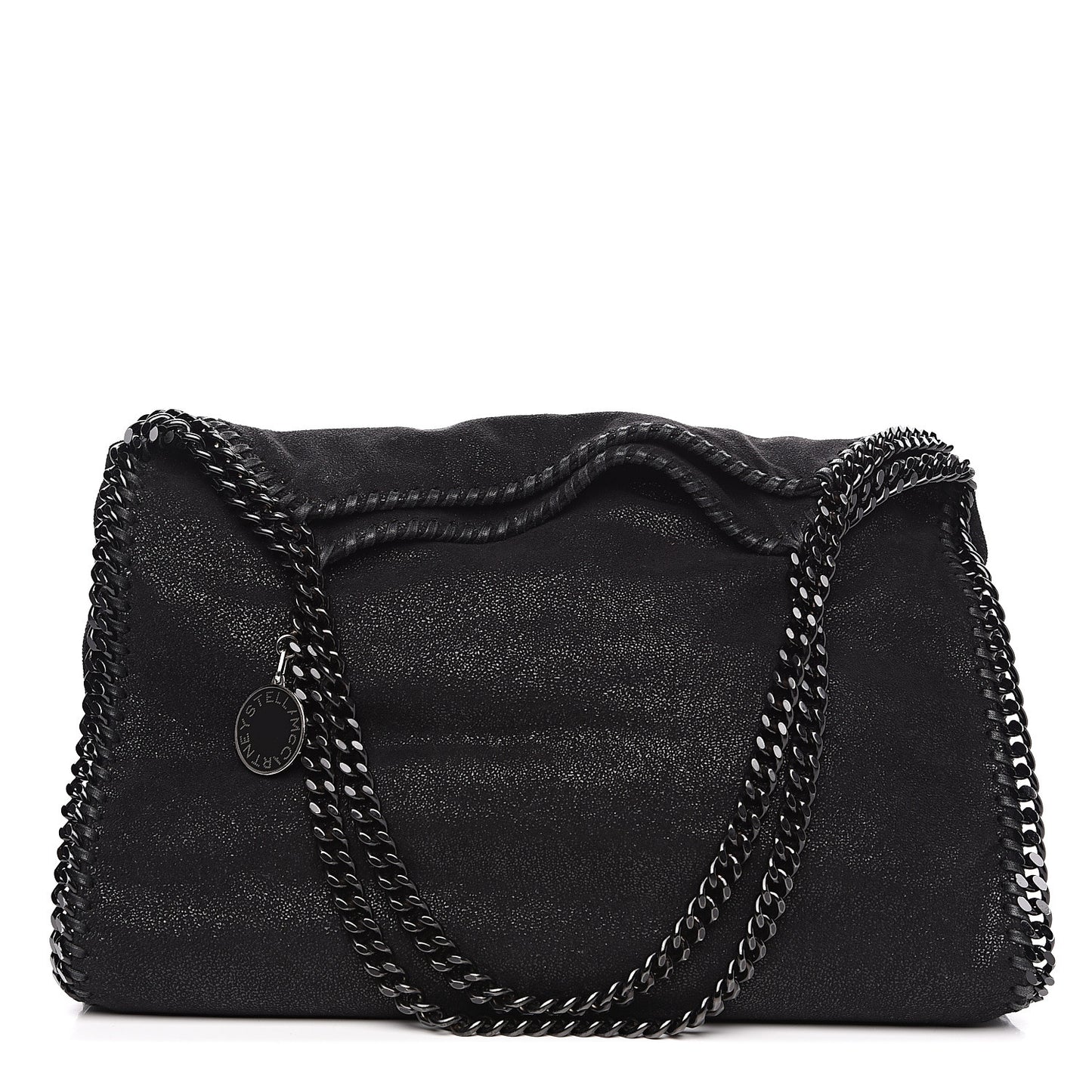 Shaggy Deer Small Falabella Tote Black