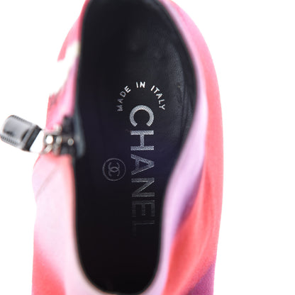 Chanel Jacquard Patent Bootie 37 Multicolor 8 of 10
