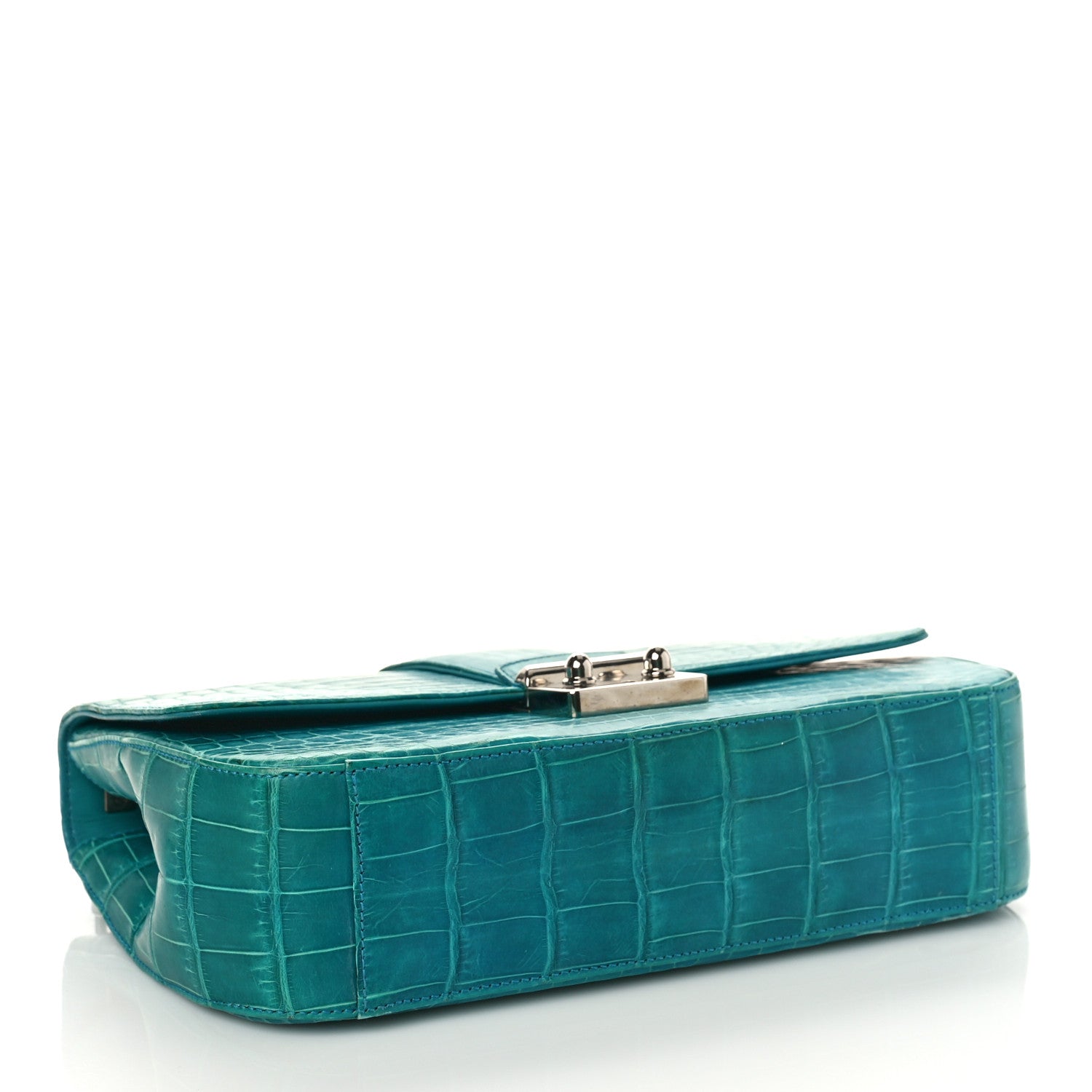 Christian Dior Crocodile Medium Miss Dior Flap Blue 5 of 12