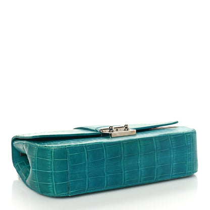 Christian Dior Crocodile Medium Miss Dior Flap Blue 5 of 12