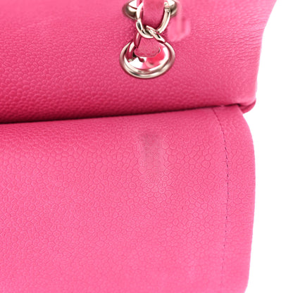 Chanel Iridescent Caviar Quilted Medium Double Flap Pink 13 of 15