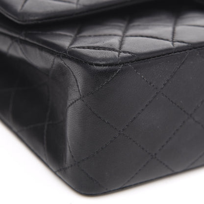 Chanel Lambskin Quilted Medium Double Flap Black 8 of 15