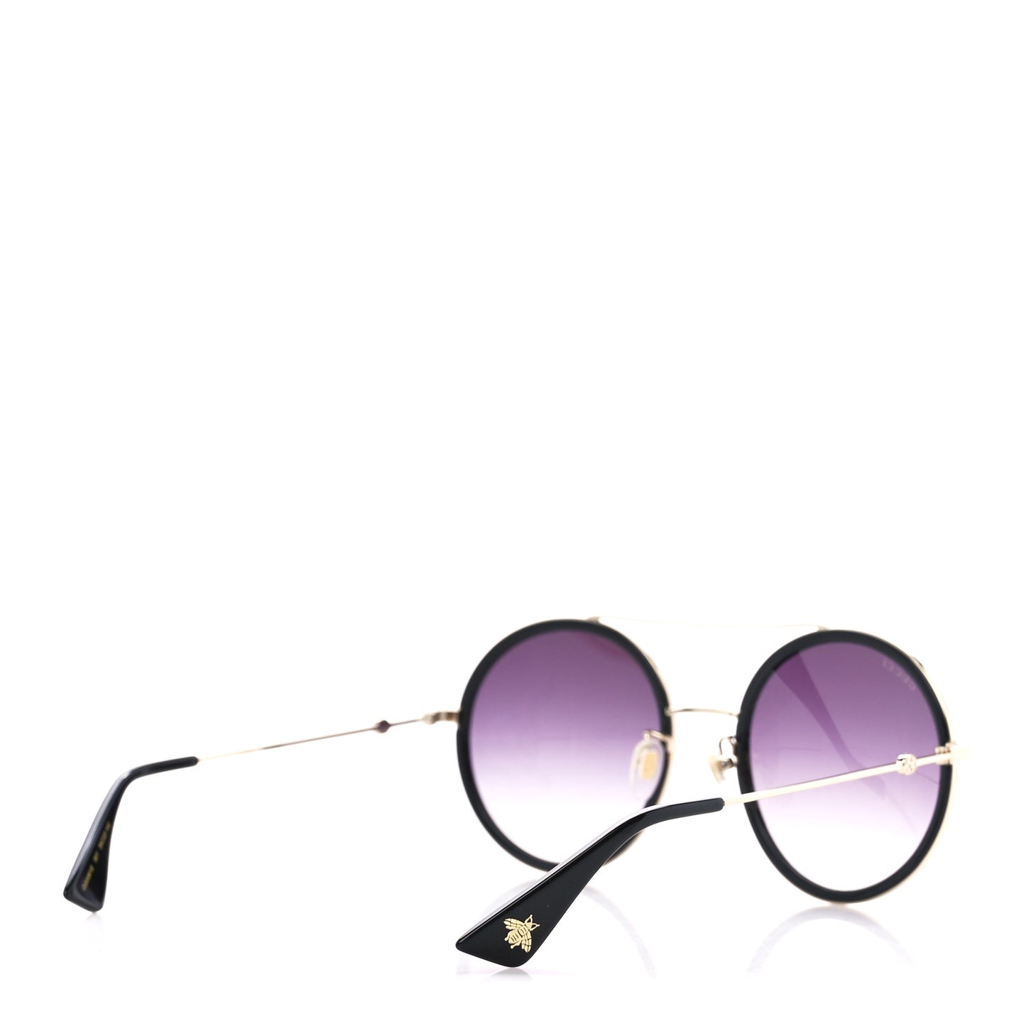 Metal Round Frame Sunglasses GG0061S Black