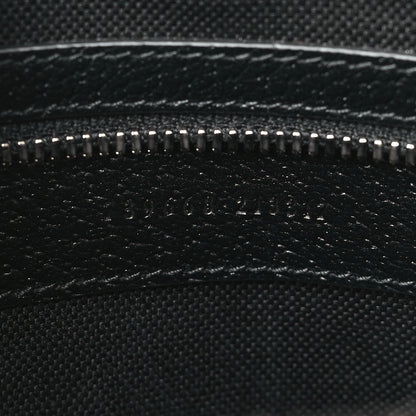 Gucci Monogram Jumbo GG Textured Dollar Calfskin Wristlet Messenger Bag Black 7 of 10