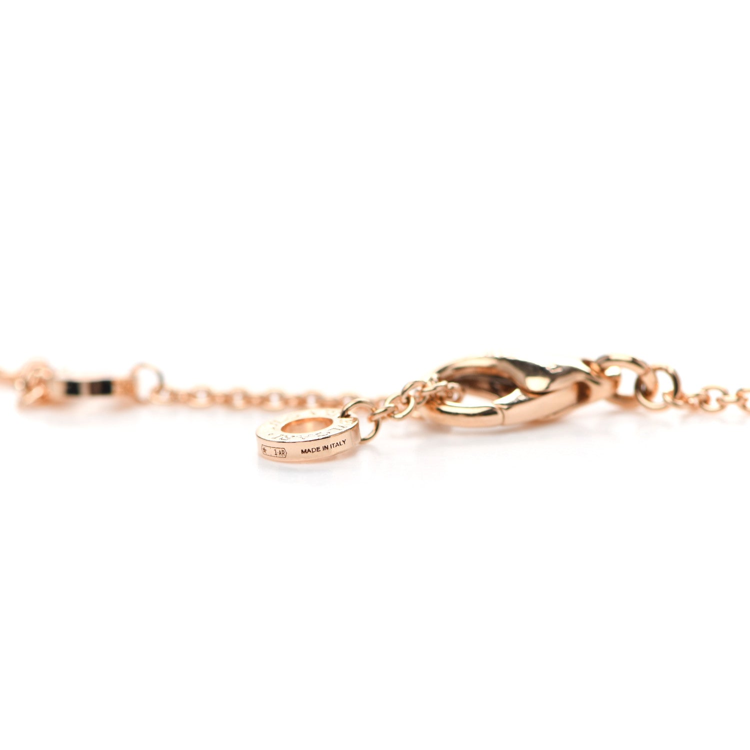 Bulgari 18K Rose Gold B.Zero1 Pendant Necklace 5 of 7