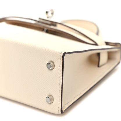 Hermes Epsom Mini Kelly Sellier 20 Nata Jaune Ambre Brique 10 of 10