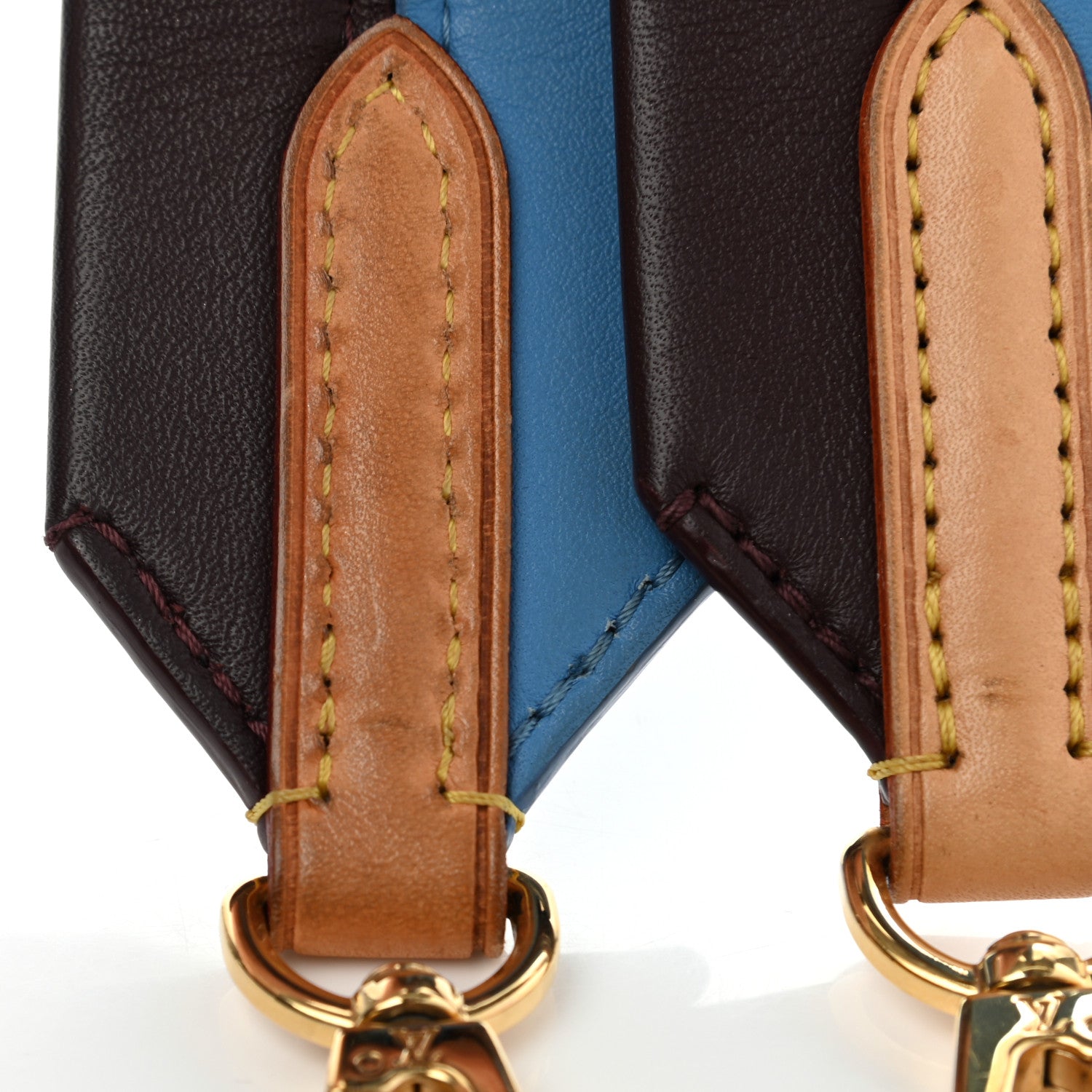 Louis Vuitton Calfskin Cluny MM Shoulder Strap Blue Glacial 4 of 9