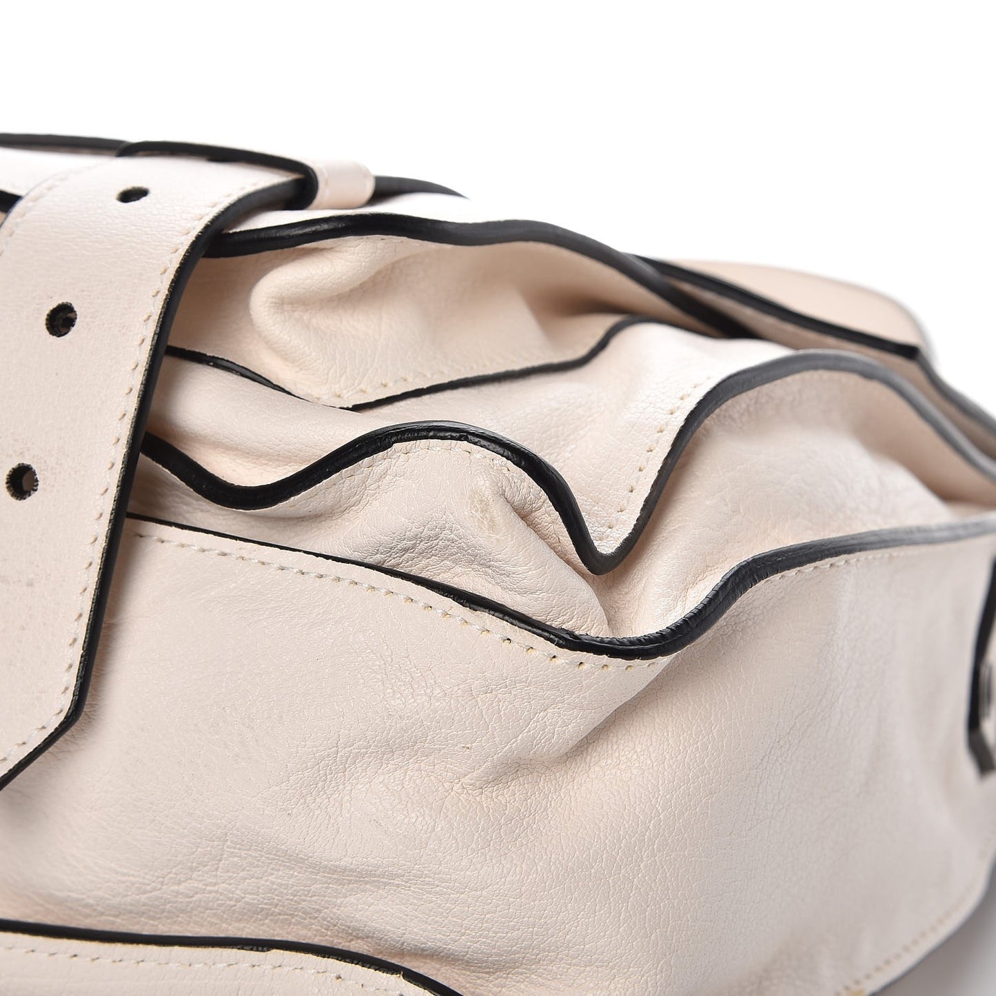 Buffalo Stud Medium PS1 Satchel White