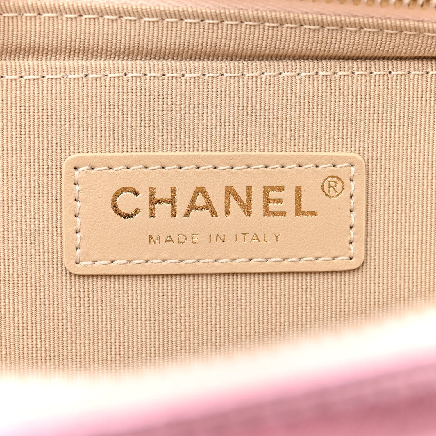 Chanel Metallic Lambskin Like A Wallet Flap Golden Pink 7 of 12