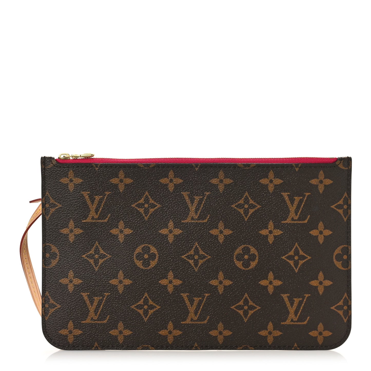 Monogram Neverfull MM GM Pochette Fuchsia