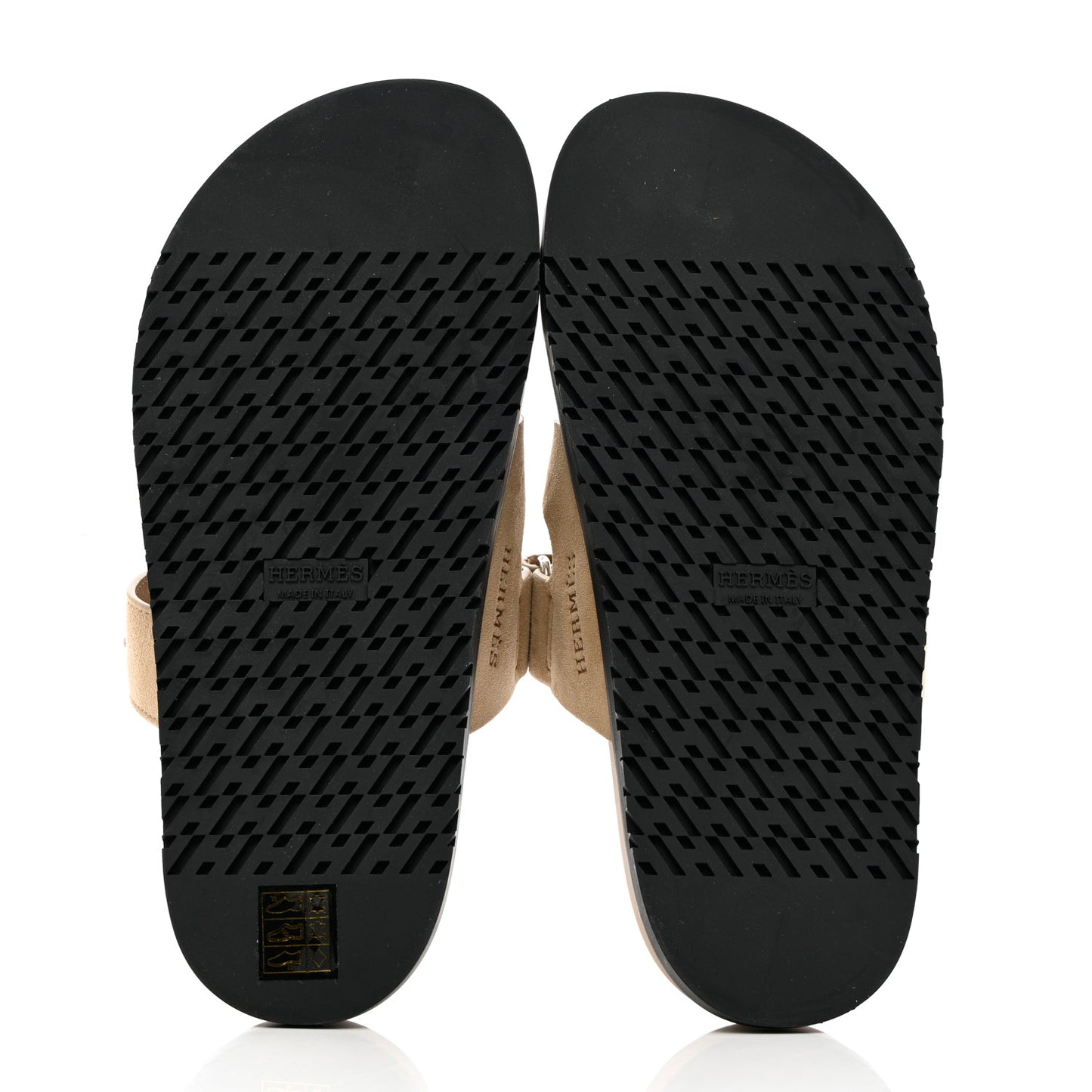 Suede Goatskin Womens Chypre Sandals 37 Beige Argile