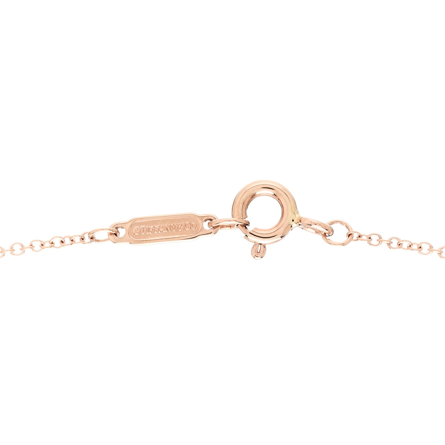 Tiffany 18K Rose Gold Diamond Large Paper Flowers Pave Pendant Necklace 5 of 5