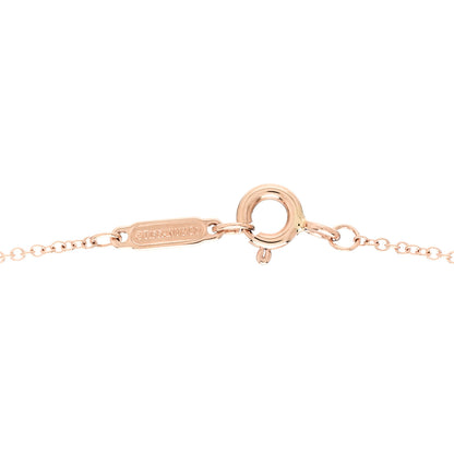 Tiffany 18K Rose Gold Diamond Large Paper Flowers Pave Pendant Necklace 5 of 5