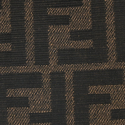 Fendi Fabric Jacquard Vitello Grace FF 1974 Mini Fendigraphy Hobo Bag Tobacco Moro Ebano 8 of 10
