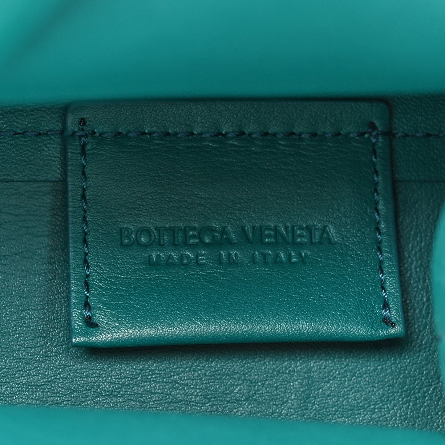 Calfskin Small The Point Triangle Bag Mallard