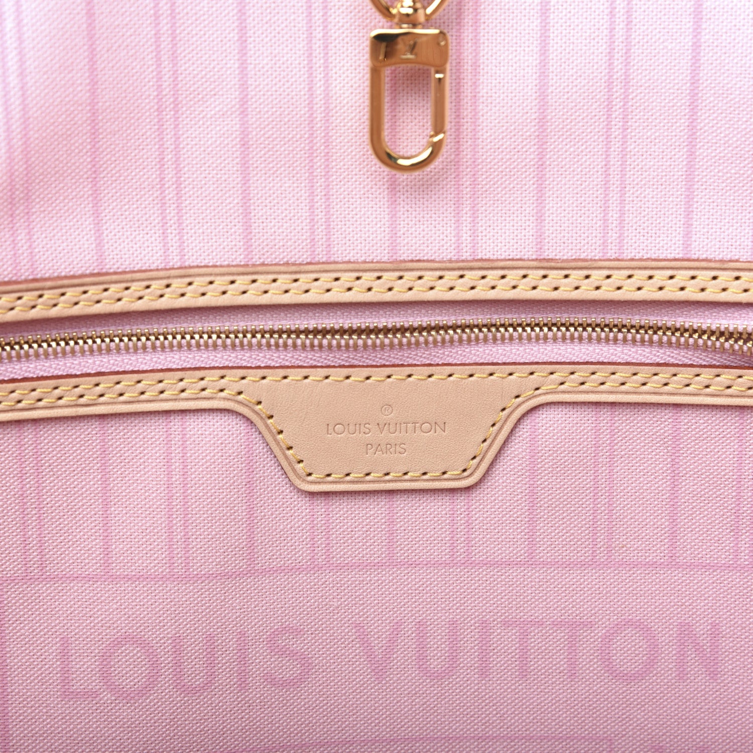Louis Vuitton Damier Azur Neo Neverfull MM Rose Ballerine 8 of 15