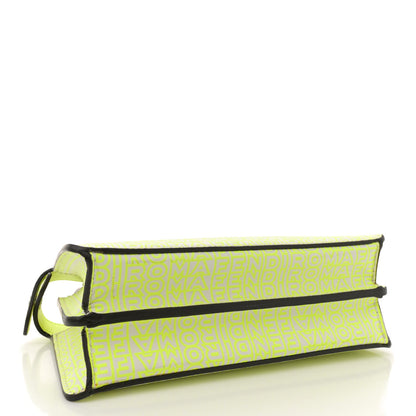 Fendi X MARC JACOBS Vitello King Cover Micro Fendi Roma Embossed Peekaboo I See U X Cross Satchel Neon Yellow 4 of 9