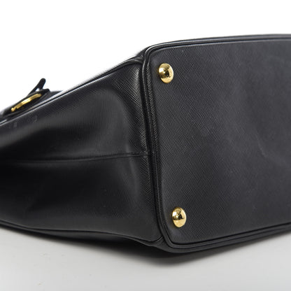 Prada Saffiano Medium Galleria Double Zip Tote Black 7 of 11