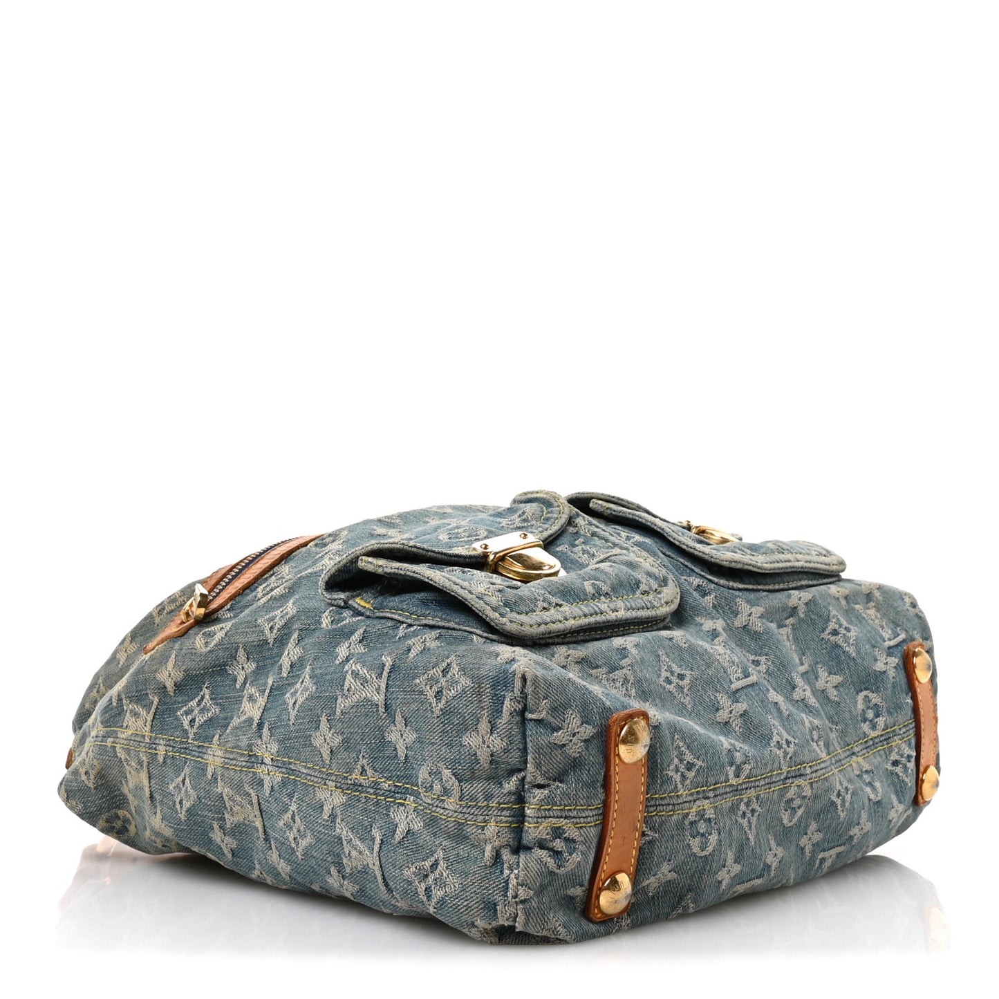 Denim Monogram Baggy GM Blue