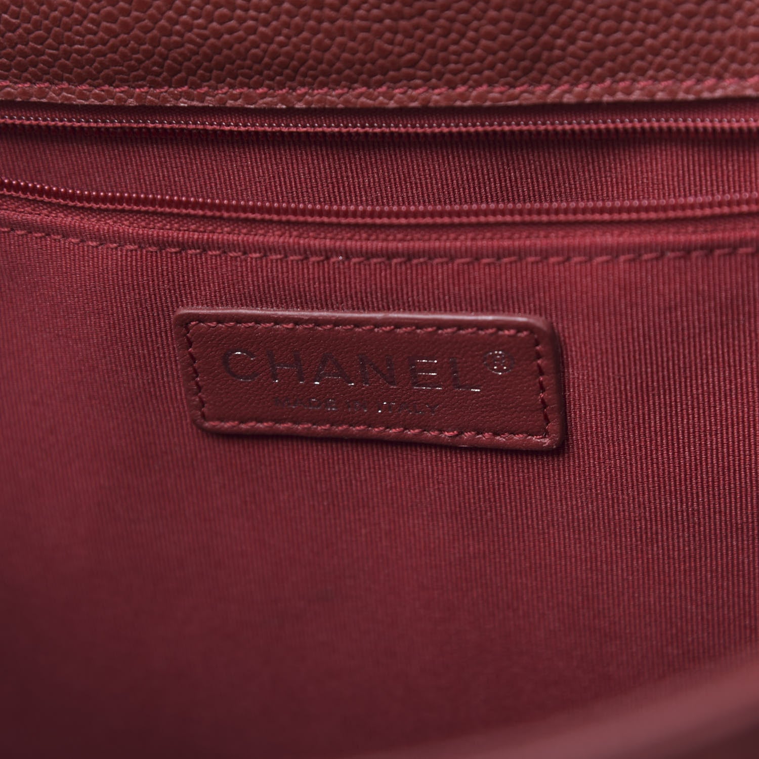Chanel Caviar Quilted Flap Tote Red 7 of 12
