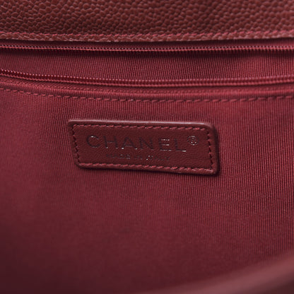 Chanel Caviar Quilted Flap Tote Red 7 of 12