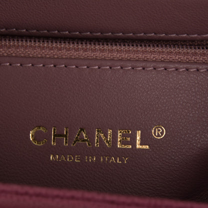 Chanel Caviar Quilted Small Business Affinity Flap Dark Pink 7 of 7