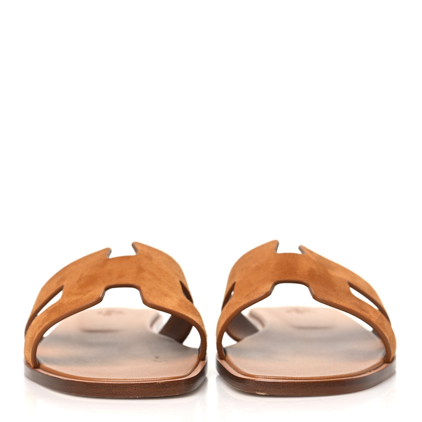 Suede Goatskin Oran Sandals 38 Naturel