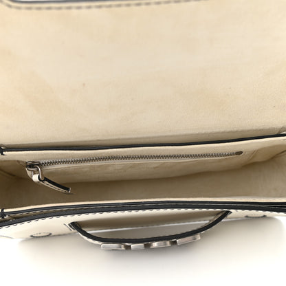 Christian Dior Smooth Calfskin Dio(r)evolution Flap Bag Off White 5 of 11