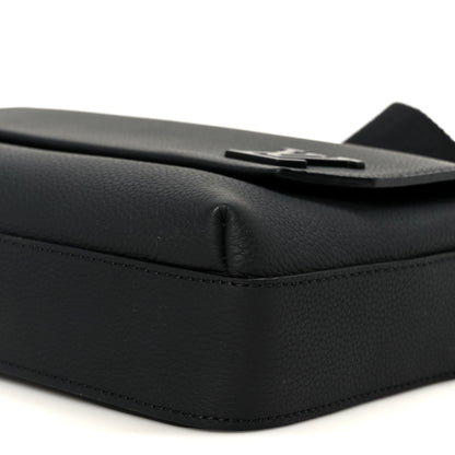 Louis Vuitton Calfskin Aerogram Fastline Messenger Black 10 of 10