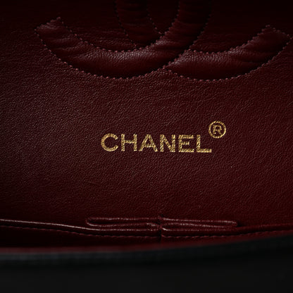 Chanel Lambskin Quilted Medium Double Flap Black 5 of 13
