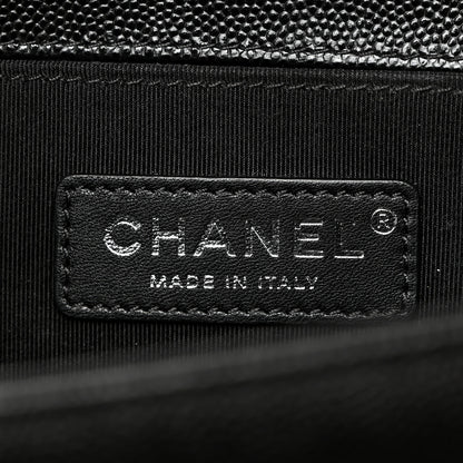 Chanel Caviar Quilted Medium Boy Flap Black 6 of 11