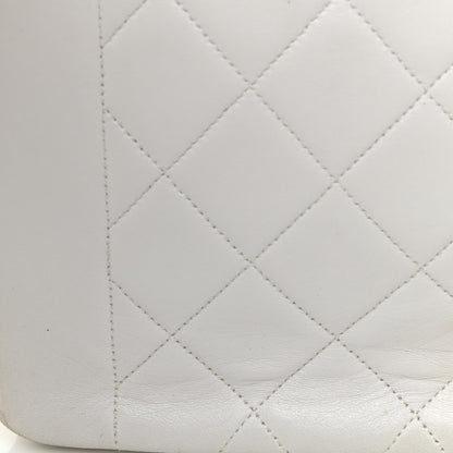 Chanel Lambskin Quilted Medium Single Flap White 18 of 23