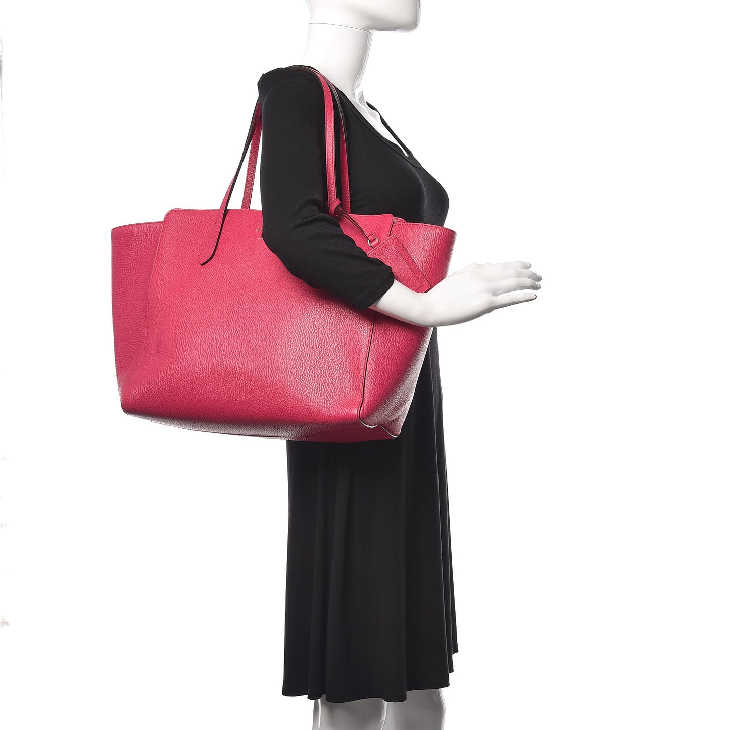 Dollar Calfskin Medium Swing Tote Blossom