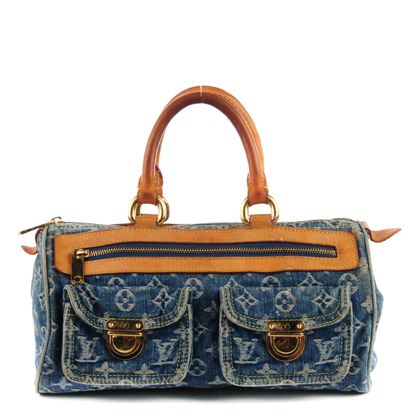 Monogram Denim Neo Speedy Blue