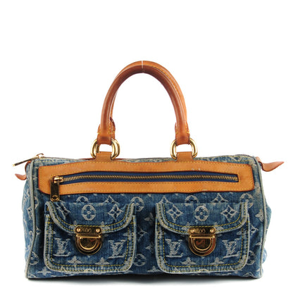 Louis Vuitton Monogram Denim Neo Speedy Blue 1 of 7