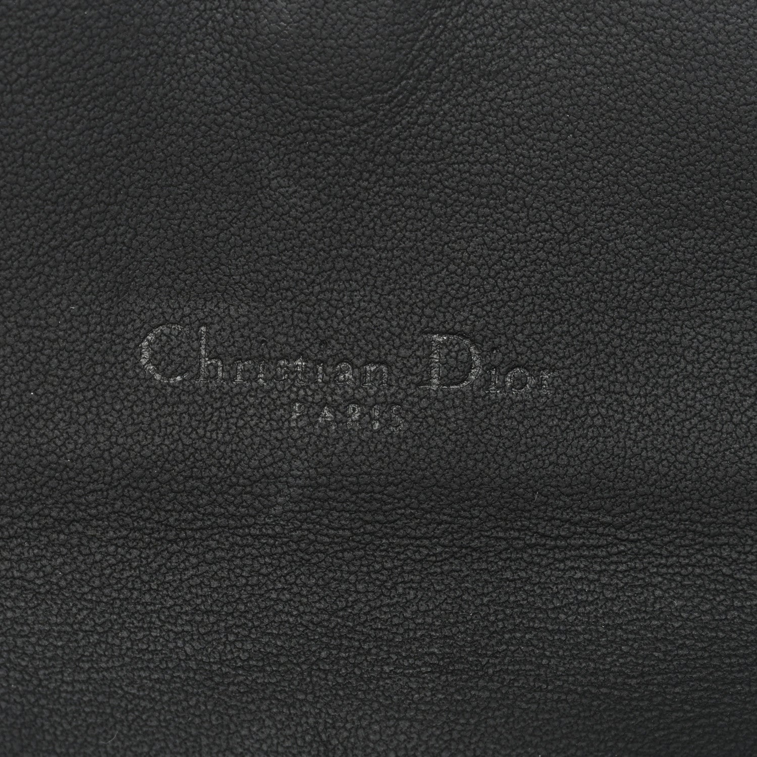 Christian Dior Ultra Matte Calfskin Saddle Chain Wallet Pouch
