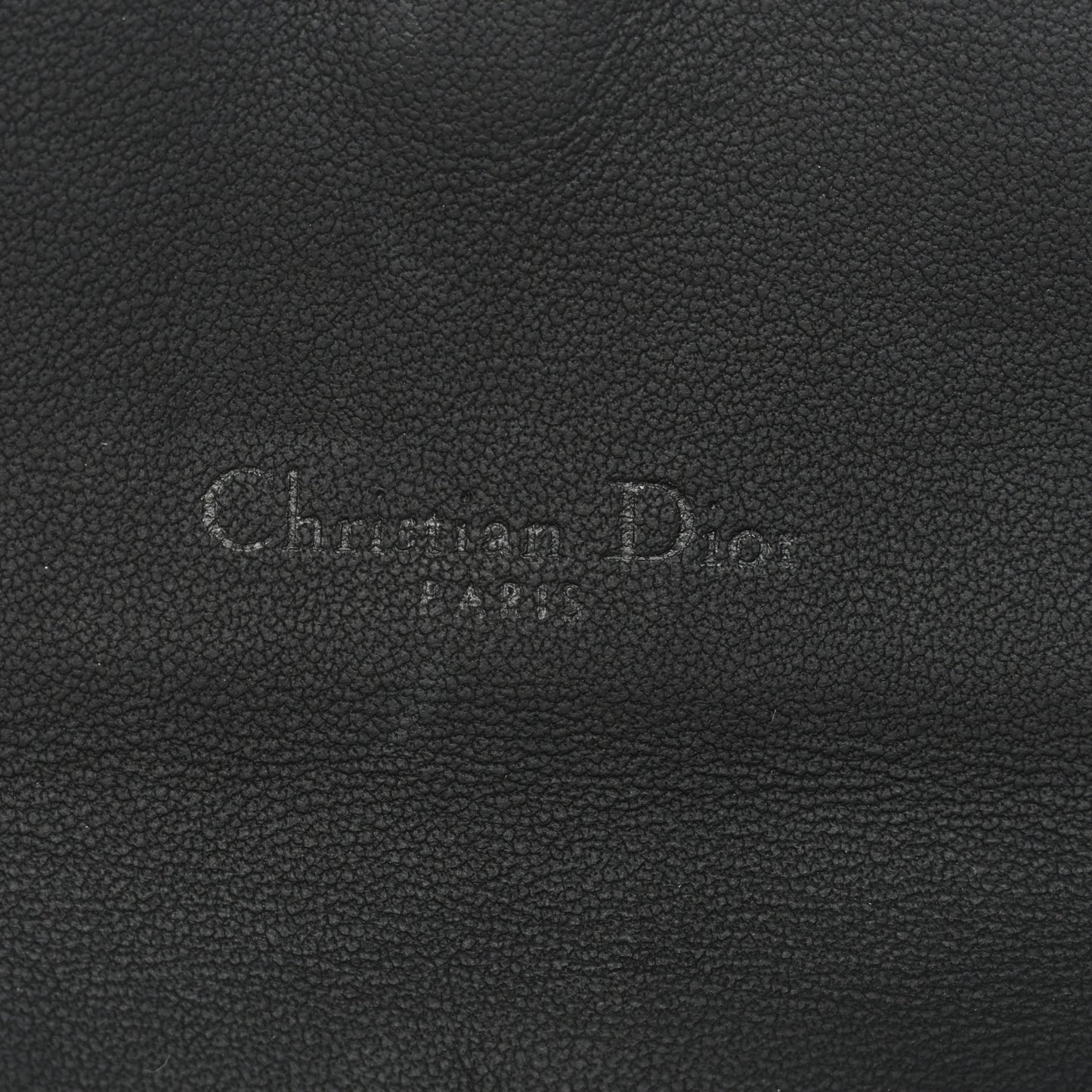 Ultra Matte Calfskin Saddle Chain Wallet Pouch Black