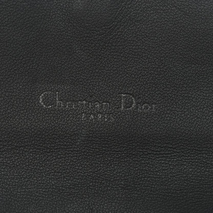 Christian Dior Ultra Matte Calfskin Saddle Chain Wallet Pouch Black 7 of 12