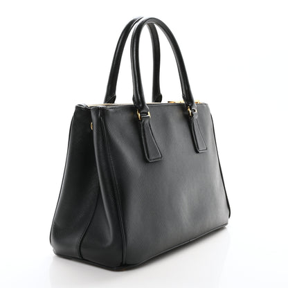 Prada Saffiano Medium Galleria Double Zip Tote Black 3 of 10