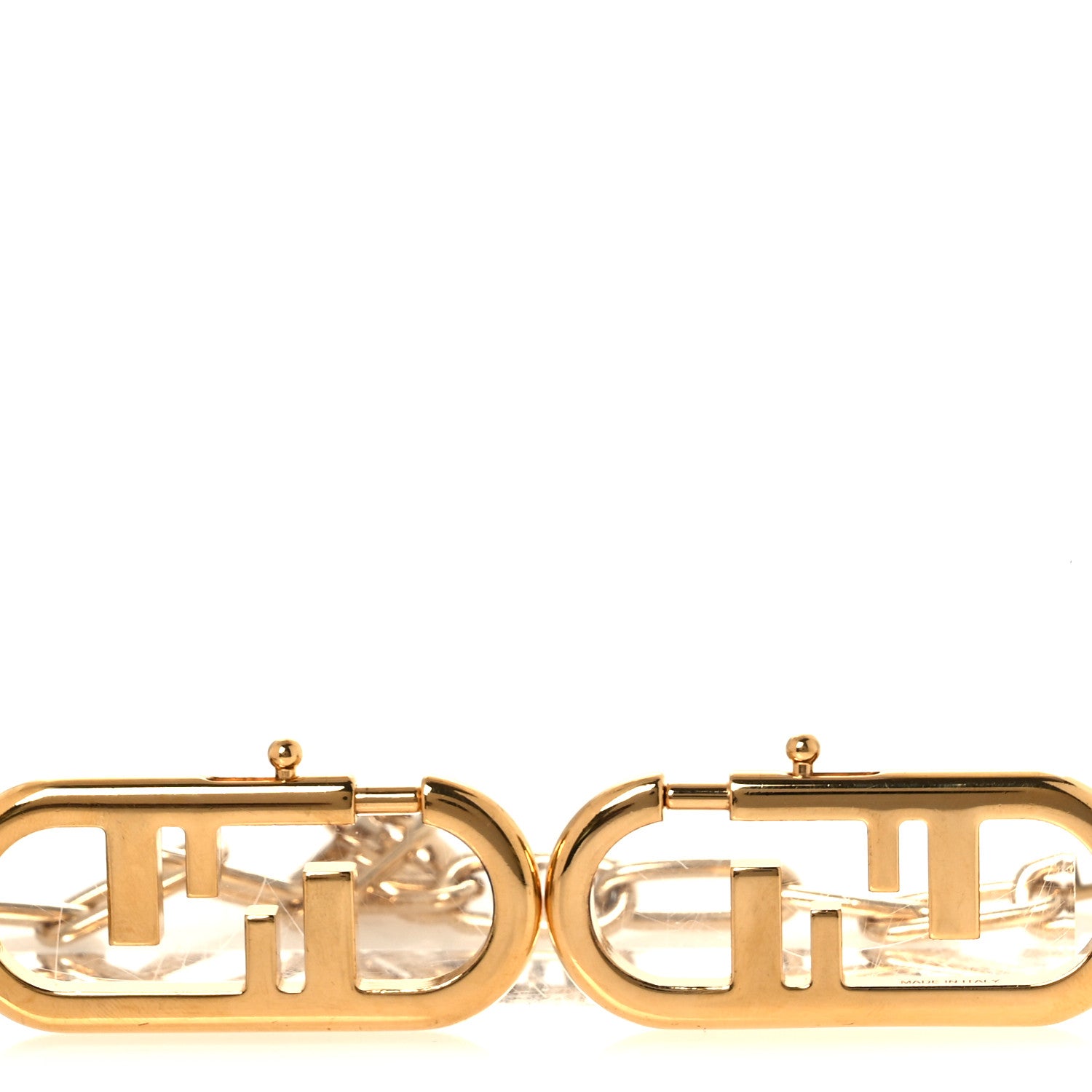 Fendi Metal O'Lock Strap You Gold 1831936 – FASHIONPHILE