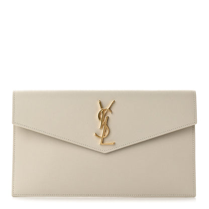 Saint Laurent Grain De Poudre Uptown Pouch Crema Soft 1 of 11