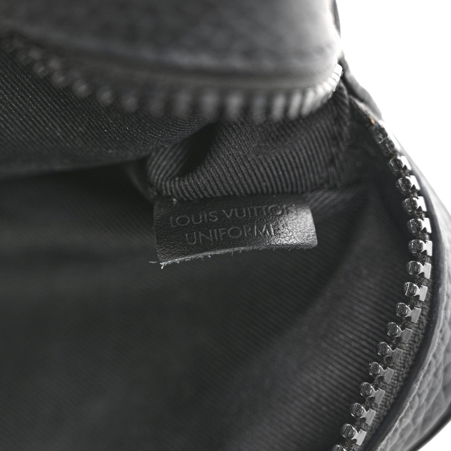 Louis Vuitton Taurillon Monogram Uniformes Solar Ray Soft Pochette Volga Belt Bag Black 6 of 11