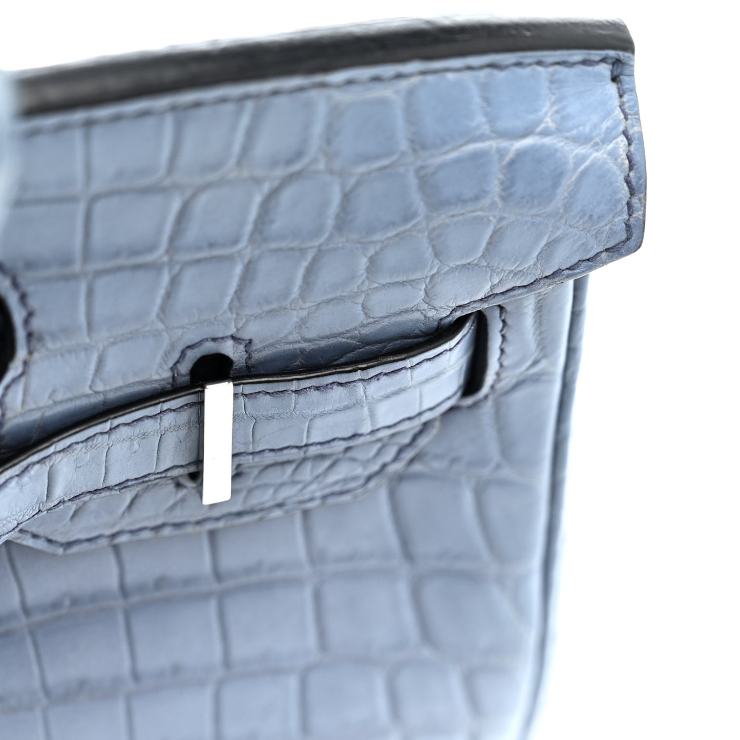 Matte Niloticus Crocodile Birkin 30 Bleu Ciel