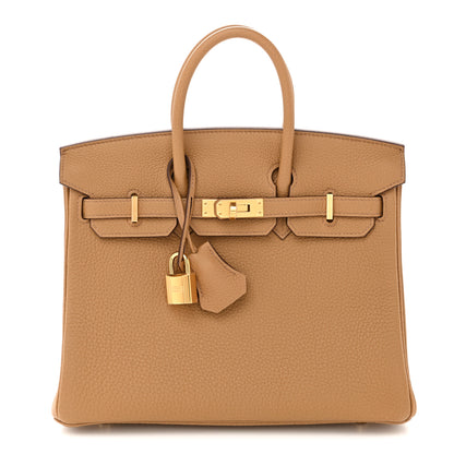 Hermes Togo Birkin 25 Biscuit 1 of 11